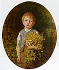 Frederick Morgan The Flower Gatherer painting